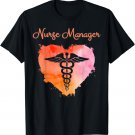 Nurse Manager Gifts Nurses Nursing Graduation Caduceus T-Shirt