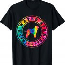 Tie Dye Irish Water Spaniel Dog Mom Dad Pet Lover T-Shirt