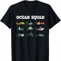 Cute Ocean Creatures Funny Sea Animals Fish Lover Gift Kids T-Shirt