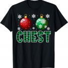Chest Nuts Christmas T Shirt Matching Couple Chestnuts T-Shirt