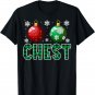 Chest Nuts Christmas T Shirt Matching Couple Chestnuts T-Shirt