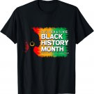 Black History Month Afro African American Juneteenth T-Shirt