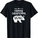 Great Grandma Bear Shirt Gift For Great Grandmothers T-Shirt