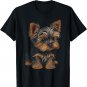 Cute Yorkshire Terrier Dog Graphic Tees Men Women Boys Girls T-Shirt
