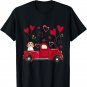 Valentines Day Beagle - Cute Beagle Dog Love Truck T-Shirt