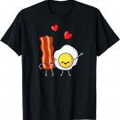 Bacon And Eggs Cute Kawaii T-Shirt Dark