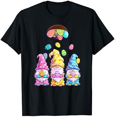 Gnome Easter Basket Women Easter Outfit Easter T-Shirt