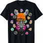 Hipster Zebra Geek Nerd Glasses Animal Love Peace Sign T-Shirt