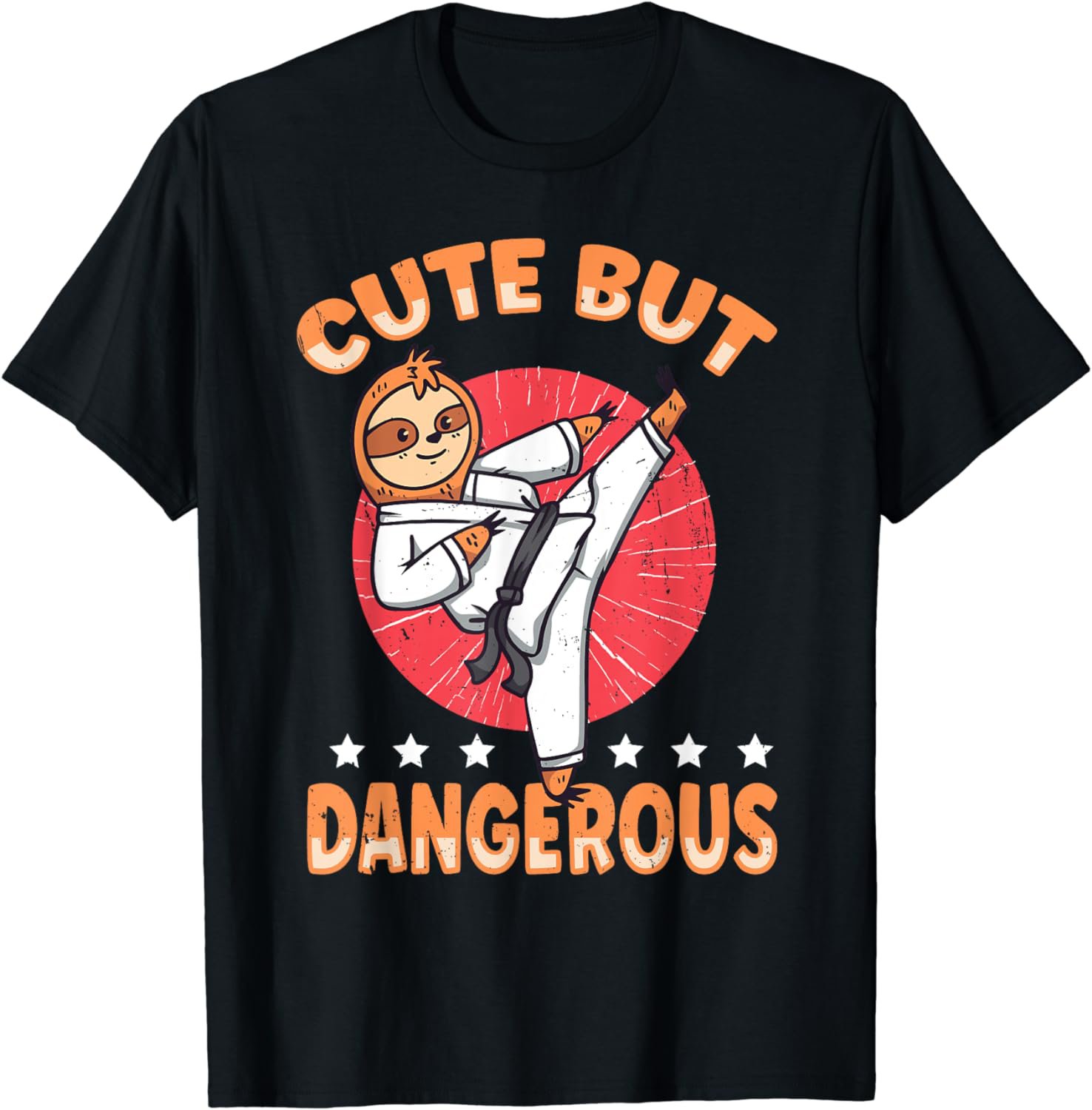 Cute But Dangerous Karate Sloth T-Shirt