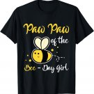 Paw Paw Of The Bee Day Girl Birthday Party T-Shirt