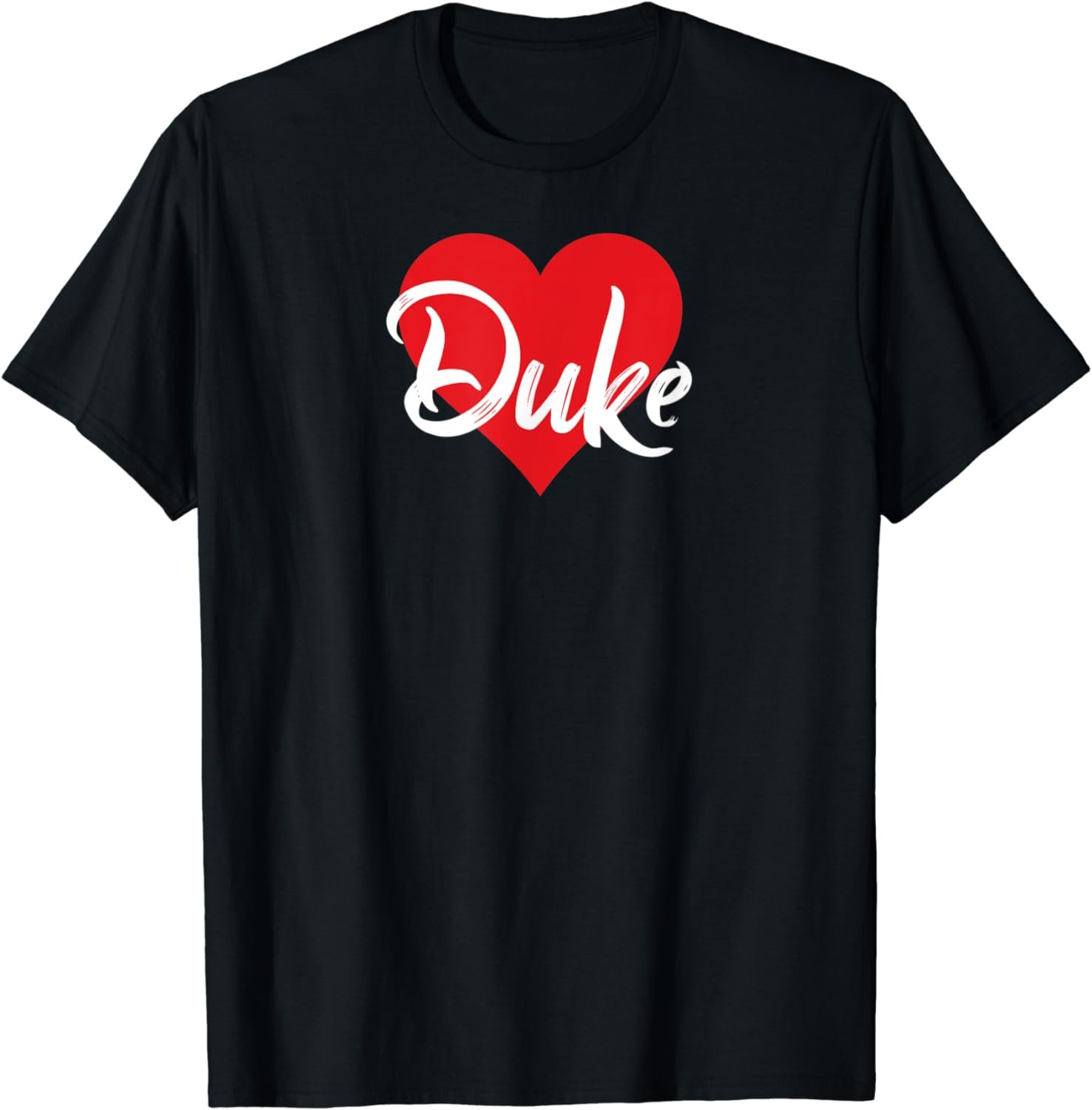 I Love Duke First Name Tshirt I Heart Named T-Shirt