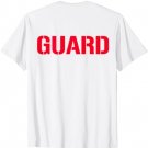 Guard Back Print Red Lettering Guard T-Shirt