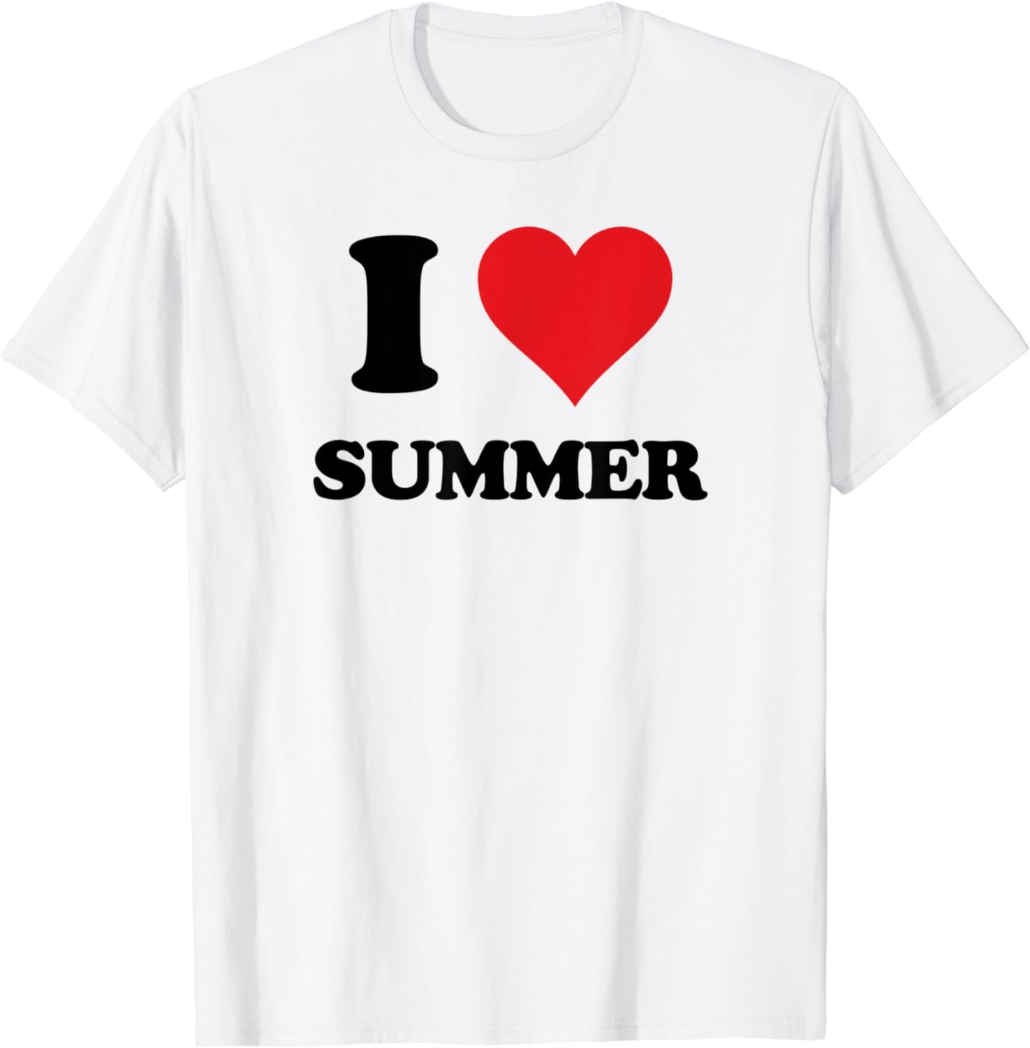 I Heart Summer First Name I Love Personalized Stuff T-Shirt