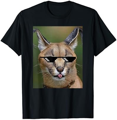 Big Floppa Meme Cute AKA Gregory funny ears T-Shirt