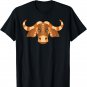Water Buffalo Cartoon Illustration Men Women Boys Or Girls T-Shirt