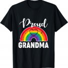 Proud Grandma LGBT Lesbian Gay Pride Family Support Gift T-Shirt