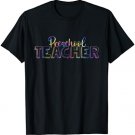 Cute Tie Dye Preschool Teacher Pre-k Back to school T-Shirt