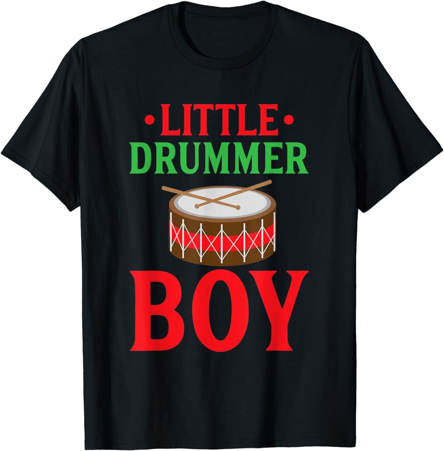 Little Drummer Boy Cute Classic Christmas Song Holidays T-Shirt