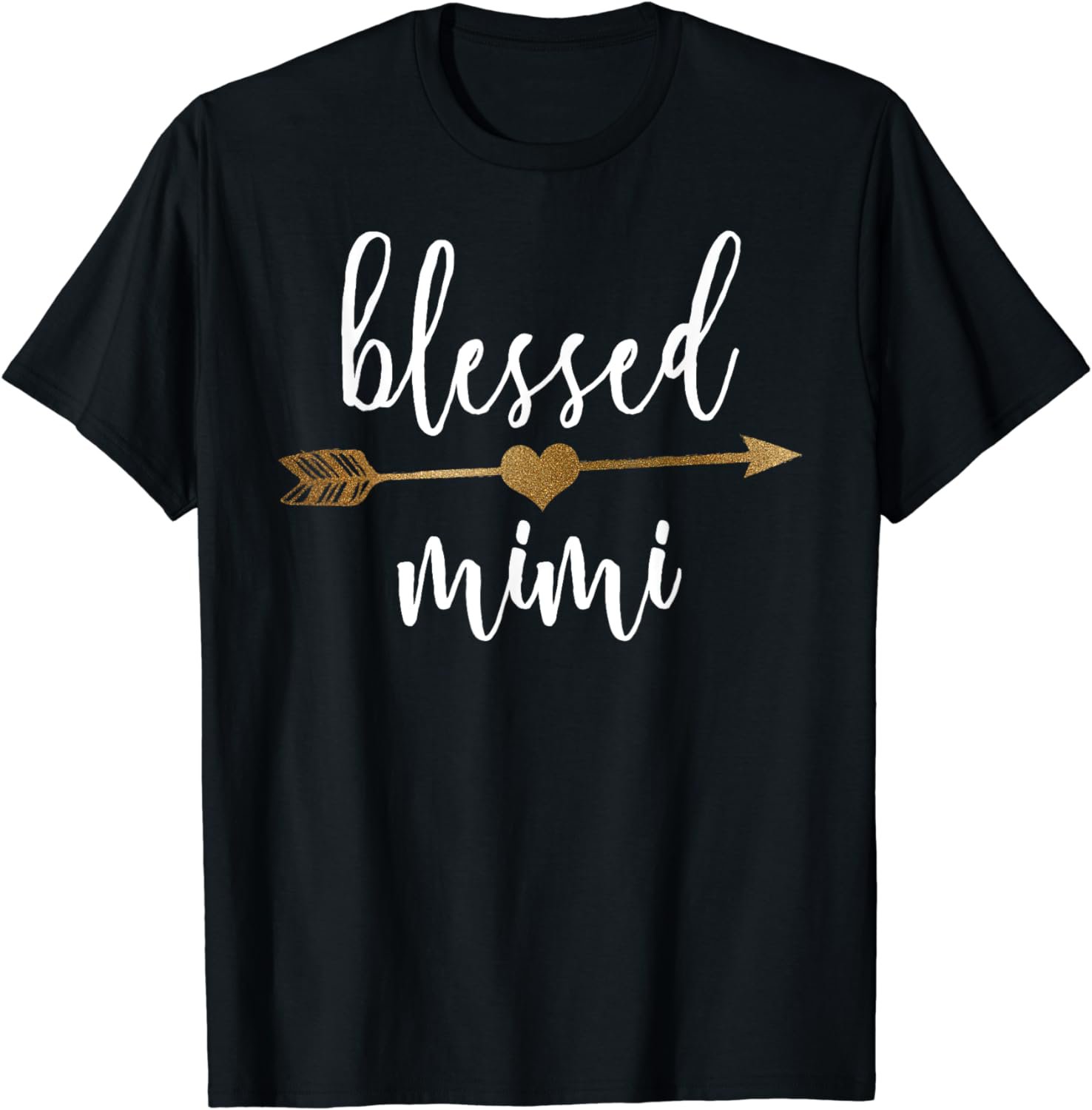 Cute Gold Arrow Blessed Mimi Shirt Thanksgiving Shirt