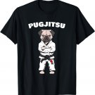 Funny Cute Pug Jiu Jitsu Black Belt BJJ Jiujitsu Dog Gift T-Shirt