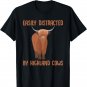 Easily Distracted By Highland Cows Highland Cow Scotland T-Shirt