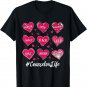 School Counselor Life Valentine's Day Heart Funny Counseling T-Shirt