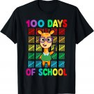 Giraffe Student Cute 100th Days Of School Teacher Kids Boys T-Shirt
