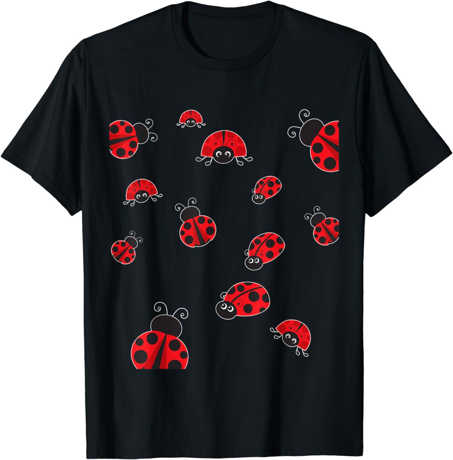 Cute Ladybugs Everywhere Funny Ladybug T-Shirt