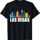 Tie Dye Las Vegas Nevada Groom Party Trip Vacation Funny T-Shirt