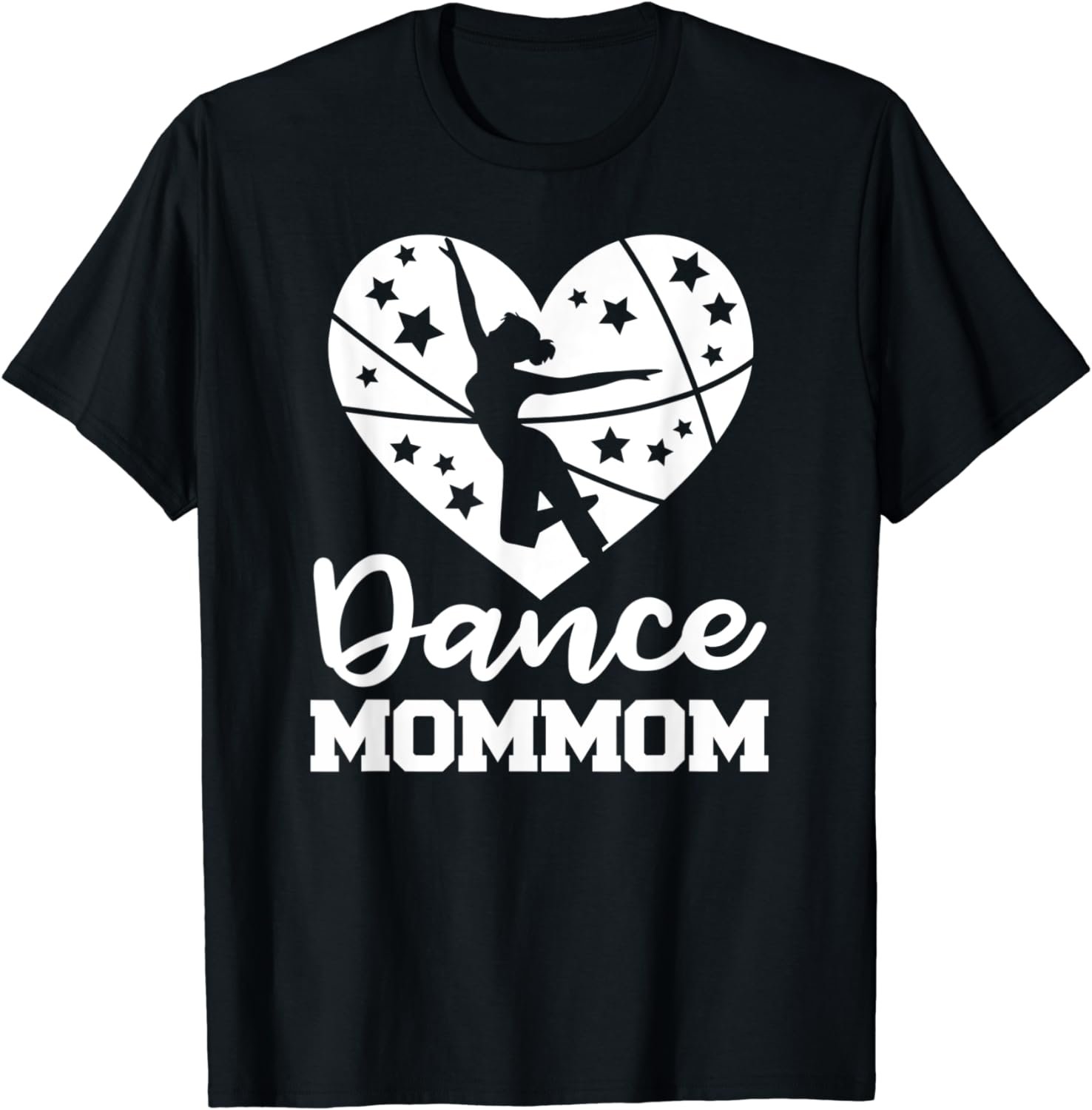 Dance MomMom Heart Funny Dancer T-Shirt