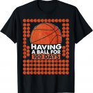 100 Days Of School Basketball 100th Day Balls For Boys Kids T-Shirt