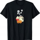 Hot Chocolate and Marshmallows Cute Kawaii Japanese Coffee T-Shirt