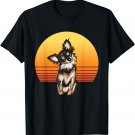 Retro Chihuahua Dad Dog Illustration Chihuahua Owner T-Shirt