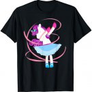 Dabbing Unicorn Shirt - Funny Unicorn Ballerina Dab T-Shirt