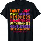 Th Fruit Of The Spirit Galatians 5:22 Bible Verse Christian T-Shirt