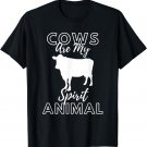 My Spirit Animal is a Cow Cute Farm Animal Lover T-Shirt