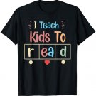 I Teach Kids To Read Science Teachers Men Women Reading T-Shirt