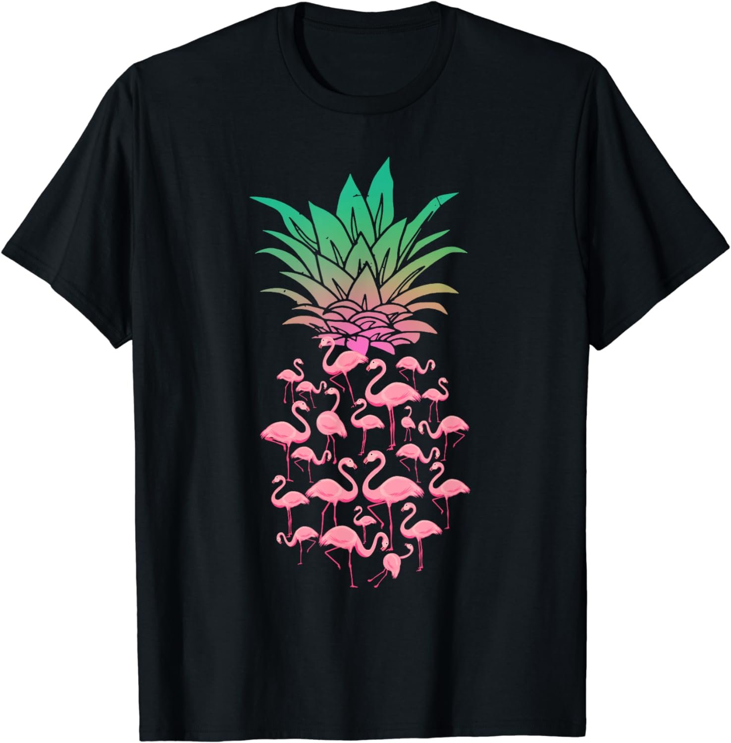 Flamingo Pineapple Flamingo Cute T-Shirt