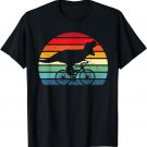 Cute Retro Boys T Rex Dinosaur BMX Cycling Bike Rider Riding T-Shirt
