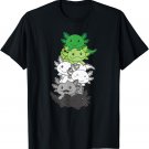 Aromantic Flag no gender Pride LGBTQ Axolotl T-Shirt