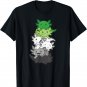 Aromantic Flag no gender Pride LGBTQ Axolotl T-Shirt
