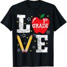 Cute Love First Grade Squad First Day Of School Teacher Kids T-Shirt