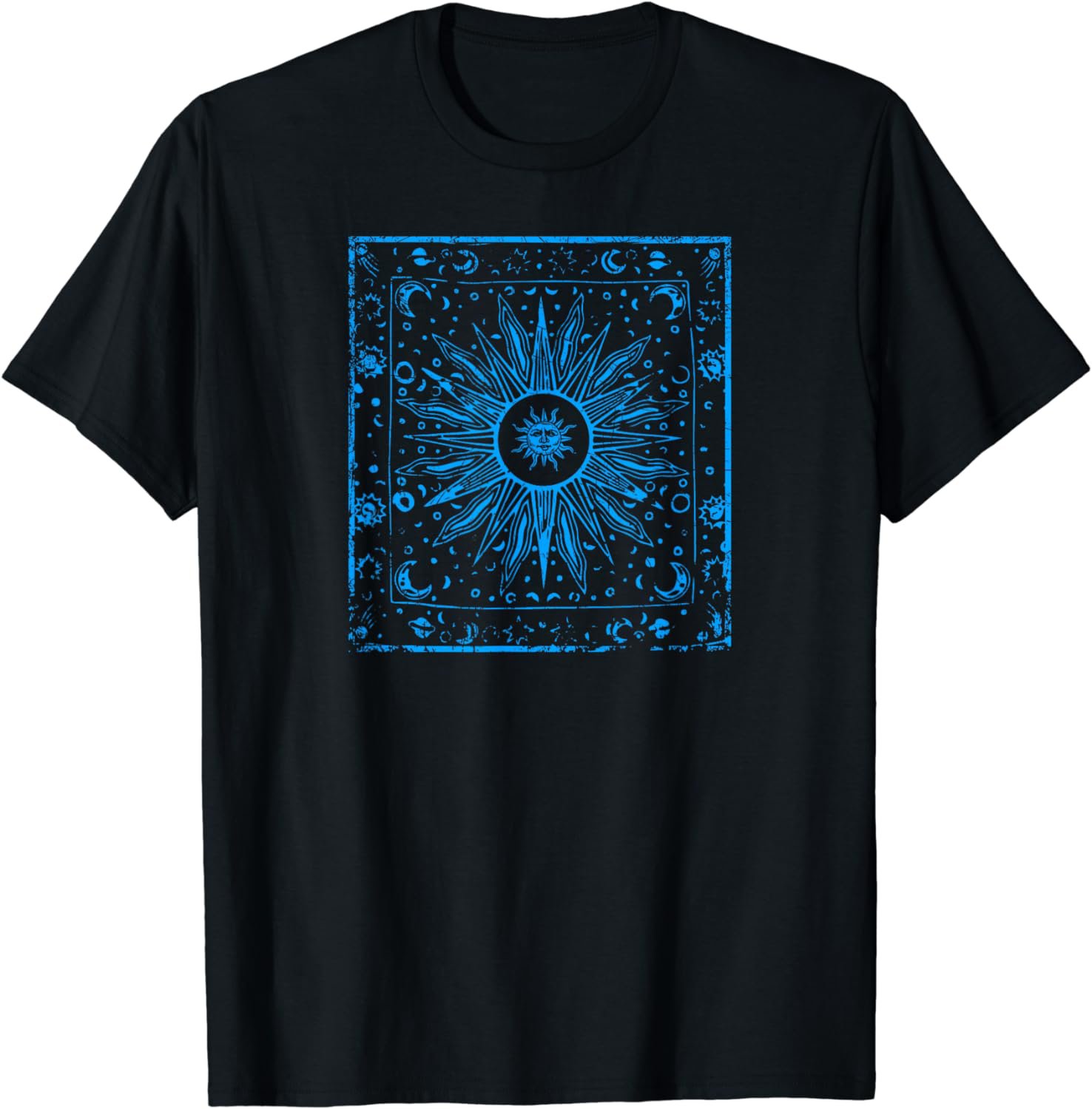 Celestial Sun Moon Stars Planet Tapestry Cute Shirt Gift