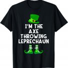 Axe Throwing Leprechaun T-shirt Funny St Patrick's Day Tee