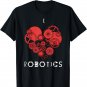 I heart (love) robotics t-shirt