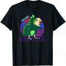Aesthetic Vaporwave Green Monk Parakeet Quaker Parrot Birb T-Shirt