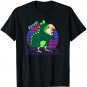 Aesthetic Vaporwave Green Monk Parakeet Quaker Parrot Birb T-Shirt