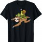 Sloth Turtle Snail Funny Cute Animal Lover Gift T-Shirt