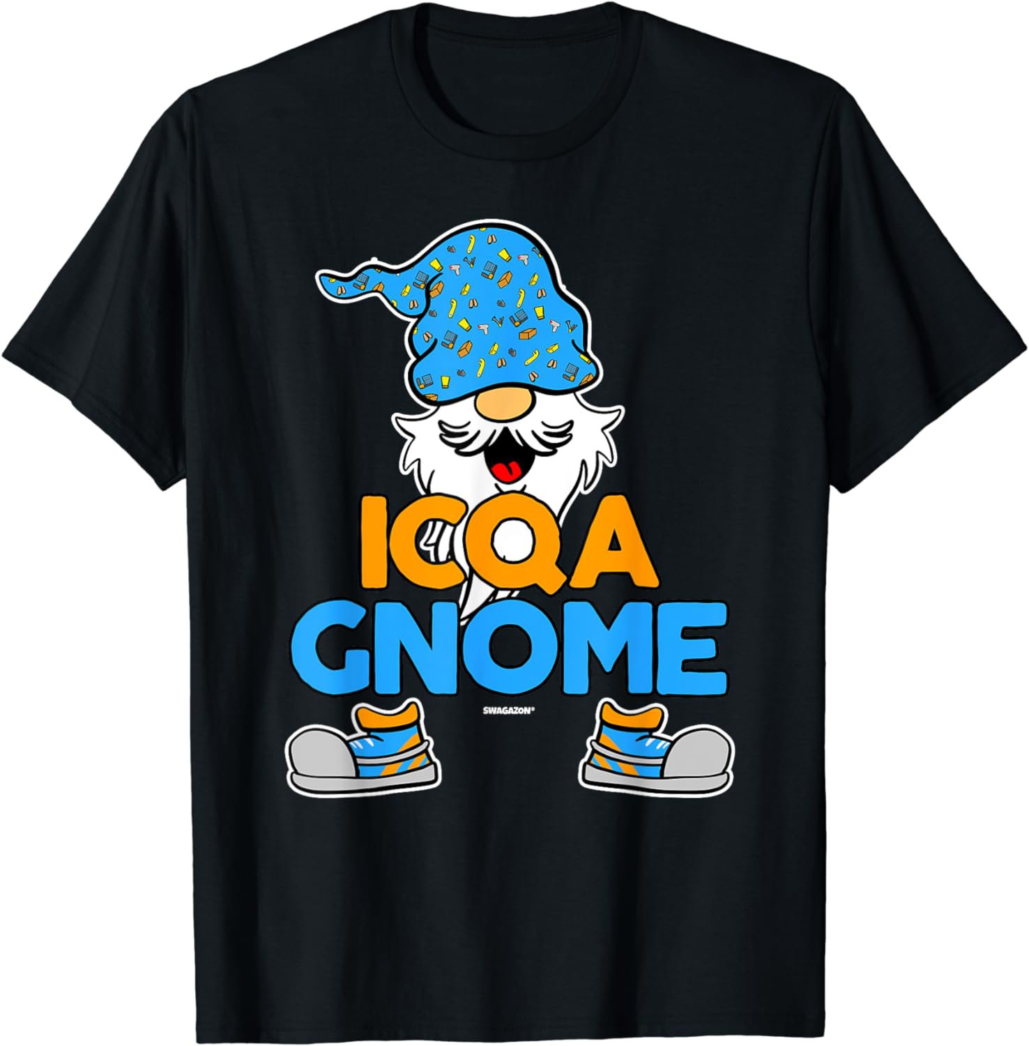 Christmas Peak Coworker Swagazon Associate ICQA Gnome T-Shirt