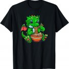 Kawaii Dragon Eating Ramen Noodles Anime T-Shirt